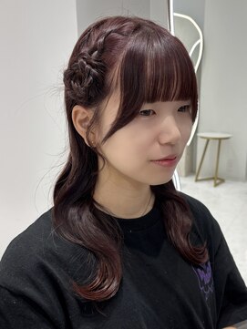 ひつじヘア 推し活 ヘアメ 