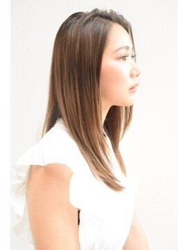 柔らかストレートロング