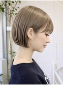 着物ヘア/大人ガーリー/ダークアッシュ/似合わせカット/八事