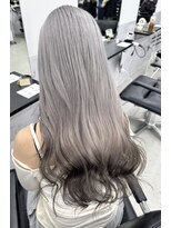 エゴル ナゴヤサカエ(ENGOL NAGOYA SAKAE)&nbsp;新美蓮/グレージュ/シルバー/デザインカラー/ハイトーン