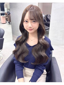 ジエクト カナウ(The Ect canow) グレージュ／オリーブグレージュ／レイヤーカット／顔まわり