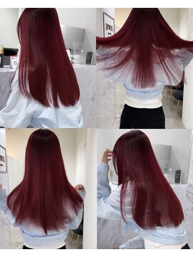 ジュイル シブヤ(JEWIL SHIBUYA) ブリーチありのピンクカラー♪♪