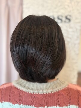 クロス(CROSS) 白髪染め/レイヤーボブ/大人可愛い/ミセスヘア