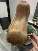 ブリーチなしダブルカラー×髪質改善トリートメント【福見】
