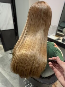 ピリオド 蒲田(Period.) ブリーチなしダブルカラー×髪質改善トリートメント【福見】