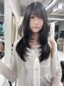 【ブリーチ無しで透明感】カット＋ブリーチ無しダブルカラー＋AujuaTR