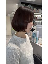 ログ(log) ニュアンスパーマ 髪質改善カラー 顔まわり レイヤー 艶髪