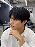 リバースセンターパート/曲がる縮毛矯正/酸性縮毛/毛流れ/新宿