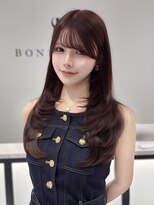ボンドストーリーノヴァ(Bond Story nova)&nbsp;毛先軽めのザクザクレイヤー♪ブリーチなしピンクショコラ