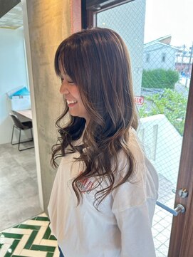 リアド(.RIAD) ロングレイヤー×グレージュカラー