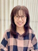 イートンクロップ(Eton crop)&nbsp;ピンキーシトラス　レイヤー　オン　ワンレングス
