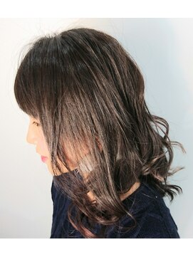 ヘアーアンドアイラッシュ ヨーク(Hair&eyelash york's) パープルアッシュグラデーションカラー