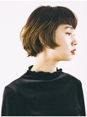 グラデーションショートボブ