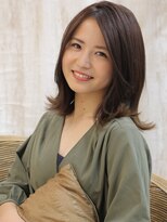 アニモフィオレンテ 大沢店(animo FIORENTE)&nbsp;+animo+ 透明感ある、ツヤカラーストレートc