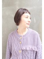 カエルムアヴェダ(CAELUM AVEDA)&nbsp;短かめバング × ボブ