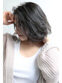 【Blanc/栄】ダブルバング/インナーカラー/黒髪mo
