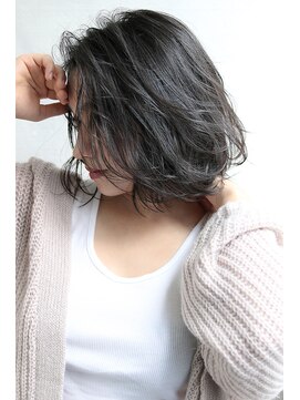 ブラン 栄(Blanc) 【Blanc/栄】ダブルバング/インナーカラー/黒髪mo