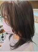 韓国風バングスタイル