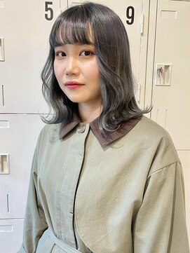 クリアーオブヘアー 栄南店(CLEAR of hair) くすみオリーブカラー×ボブ
