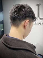 リバティシェアバーバー 銀座(LIBERTY SHARE BARBER)&nbsp;ベリーショート アップバングスタイル