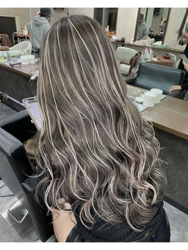 ルーゼン(LUXEN) 【LUXEN】グレージュ×ハイライト【ルーゼン】