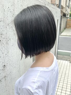 アッシュ 祐天寺店(Ash) やや前下がりコンパクトショートボブ