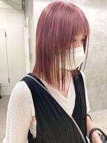 ソーコ 渋谷(SOCO) ハイトーンカシスピンクパープルケアブリーチ