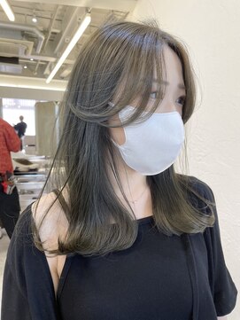 アナ ラーナ(Anna Lanna) 柔らかカーキグレージュ