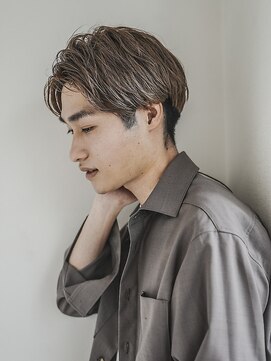 ダブルバイグリッター(W by GRITTERs) センターパート×束感ニュアンスパーマ【武田】