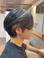 スタジオフォーエイチ(STUDIO 4H)&nbsp;メンズカット/インナーカラー/ブリーチ/ベージュ/ニュアンス