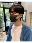 大人気メンズスタイル！シースルーマッシュ　黒髪