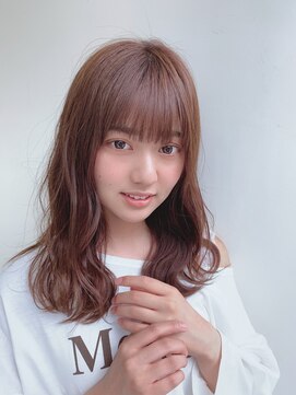 アンブル リュクス 池袋(amble luxe) くびれセミロング/垢抜け/ミルクティー/顔周り／髪質改善