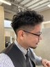 メンズカット+ヘッドスパ　￥5500