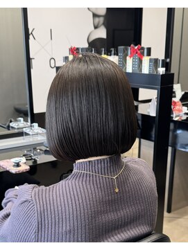 ハルキ ミナト ジャパン オオサカ(HARUKI MINATO japan OSAKA) 丸みボブ 20代30代40代ヘア 小顔 大阪ボブ 梅田