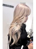white blond×endcolor