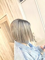 シングル 柏(Single) ボブ　ブリーチあり　[柏]