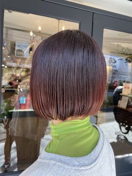 アイフィール アヴェダ 瑞江店(i feel AVEDA) 【浅井】ミニボブ×艶カラー