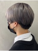 マッシュナチュラルカラーマッシュメンズヘアカラーツーブロック