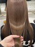 :*+うるつや質感.:* 【髪質改善】メテオストレート＋小顔カット＋2step TR