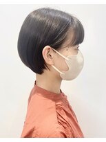 モリオフロムロンドン 松戸店(Morio from London)&nbsp;【モリオ松戸　石山】コンパクトショートボブ黒髪耳掛けショート