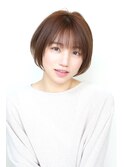 ひし形ショートボブ