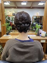 北本 美容室 アップスタイル