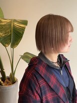 美容室 アイディー i-dee ボブレイヤーミルクティー