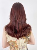 ロング顔周りレイヤーくびれヘア_ba532881