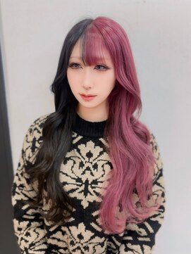 ラピステン 福岡天神 大名店(Lapis) エクステ、ツートーン、ラベンダー