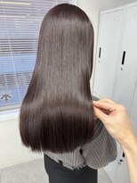 ペレ 栄 アネックス(PELE栄ANNEX)&nbsp;韓国 くびれロング レイヤー ワンホンヘア 小顔前髪