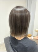 コントラストハイライト×艶髪くびれボブ