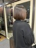 デザインCUT+フロント縮毛矯正　￥9900