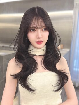 マウルルナ(MAEUL luna) レイヤー　フォワード巻き　くびれヘア『MAEUL luna 桔川』