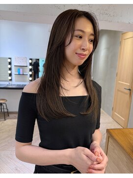 ローレン(LOREN) 透明感髪質改善ベージュダブルカラーミルクティーグレージュ